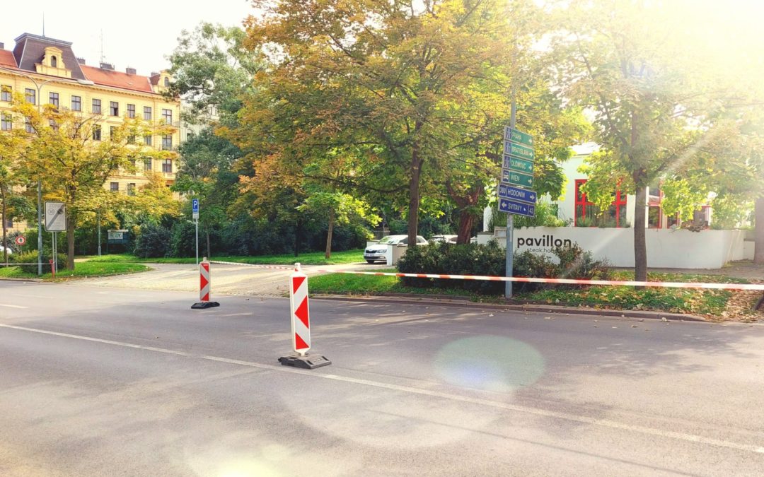 Traffic restrictions on Jezuitská Street
